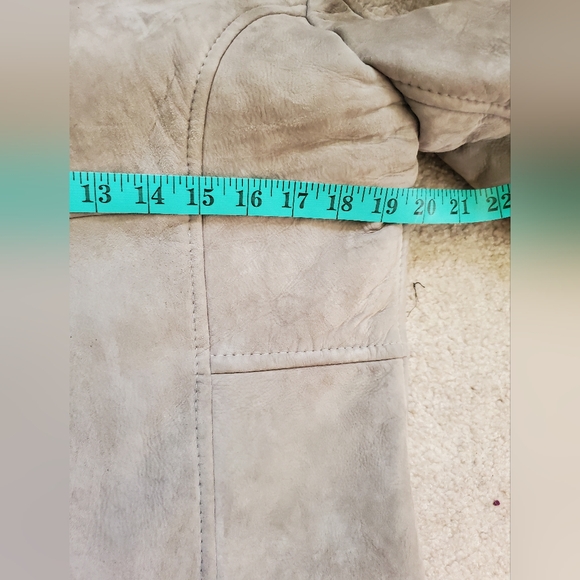 Skin Deep vintage shearling leather lamb's wool coat. Size 18 AUS (14 US) - Picture 11 of 12